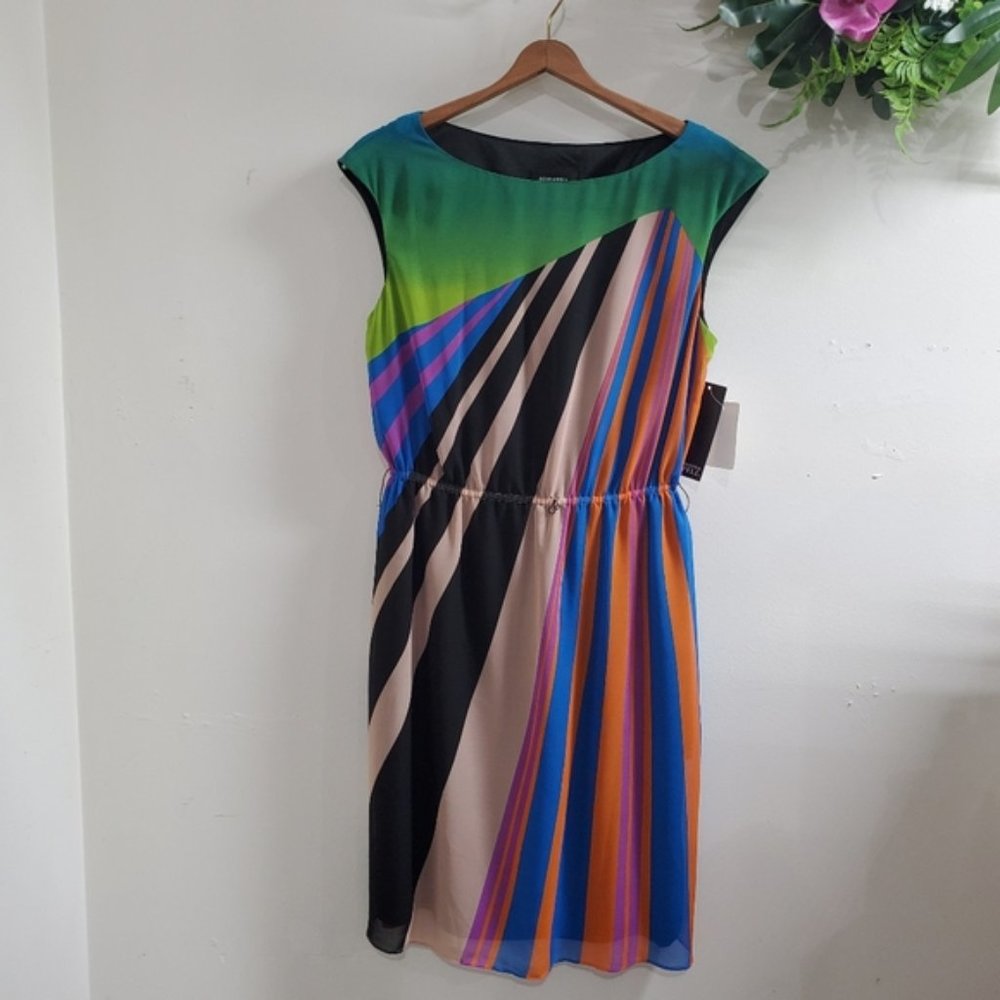 Adrianna Papell Dress NWT size 6 colorful - Picture 3 of 7